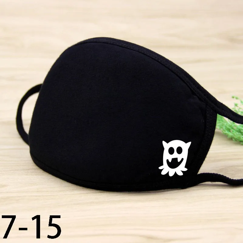 1 шт. хлопковая маска для рта с мультяшным принтом|Маски вечеринки| |