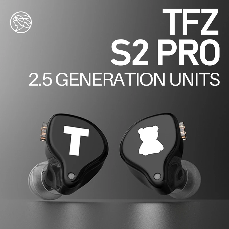 Проводные Внутриканальные наушники TFZ S2 PRO Hi Fi со съемным кабелем с динамическим