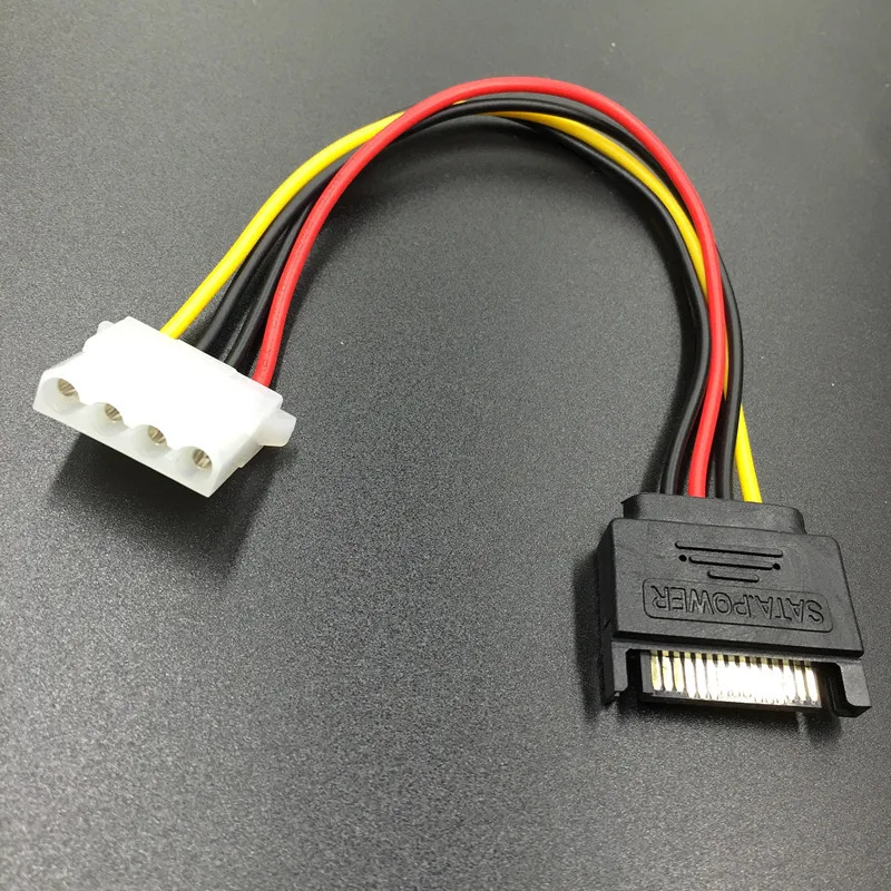 Кабель-удлинитель SATA-IDE 15-контактный штекер-4-контактный разъем для компьютера |