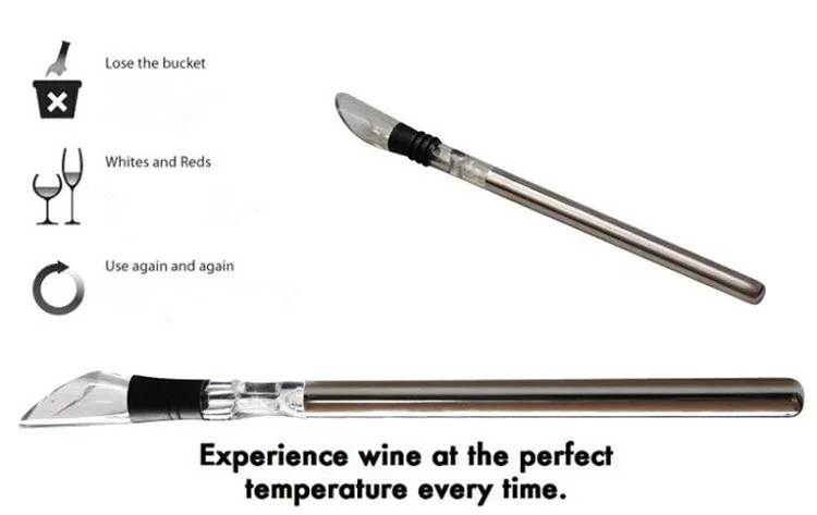 

Classic Wine Popsicle Cooler European and American Stainless Steel Wine Pourer Multifunctional Household Bar KTV Gadget