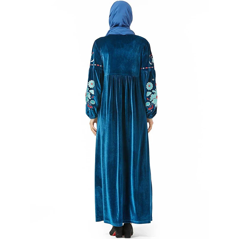 Мусульманское платье Среднего Востока размера плюс женское lslamic Турция длинный