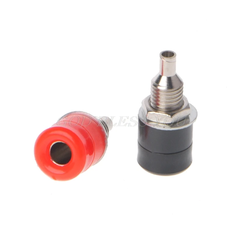 10 Pcs 4mm Female Banana Plug Socket Connector Binding Post Amplifier Terminal Drop Shipping | Обустройство дома