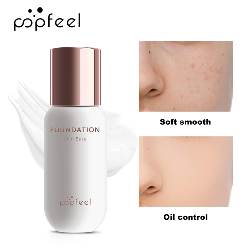 Popfeel 30ml Liquid Foundation Cream Concealer Makeup Color Changing Oil Control Matte Perfect Waterproof Primer |