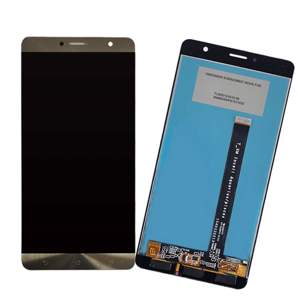 Для Asus Zenfone 3 Deluxe LCD ZS550KL ЖК-дисплей Сенсорная панель Z01FD Золотая сборка дигитайзер