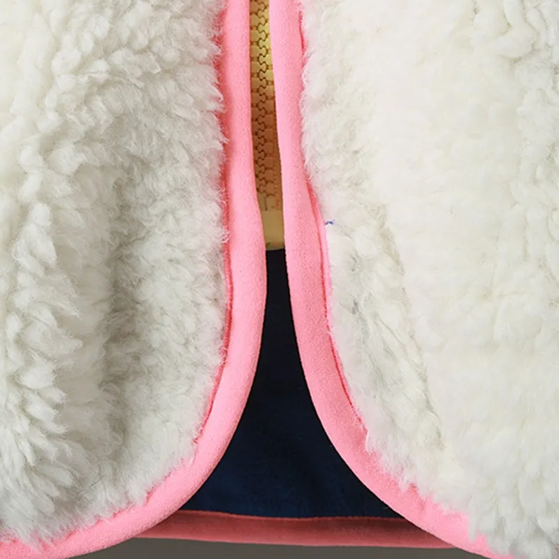 

Artsnie Streetwear Patchwork Teddy Coats Women Winter Turtleneck Zipper Jackets Thick Fleece Warm Pockets Coats Chaqueta Mujer