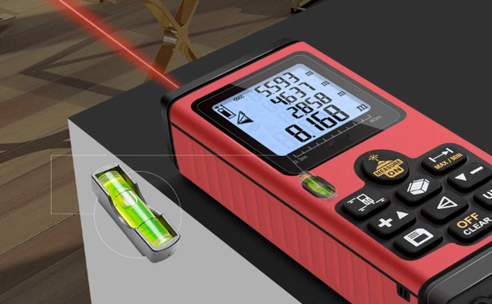 Цифровой лазерный дальномер измерение площади и объема диастиметр 40 м/60 м/80 м/100 м