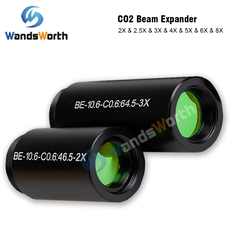 Лазерный расширитель лазерного луча CO2 10600 нм 1 5x 2X 2 3X 4X оцинкованные
