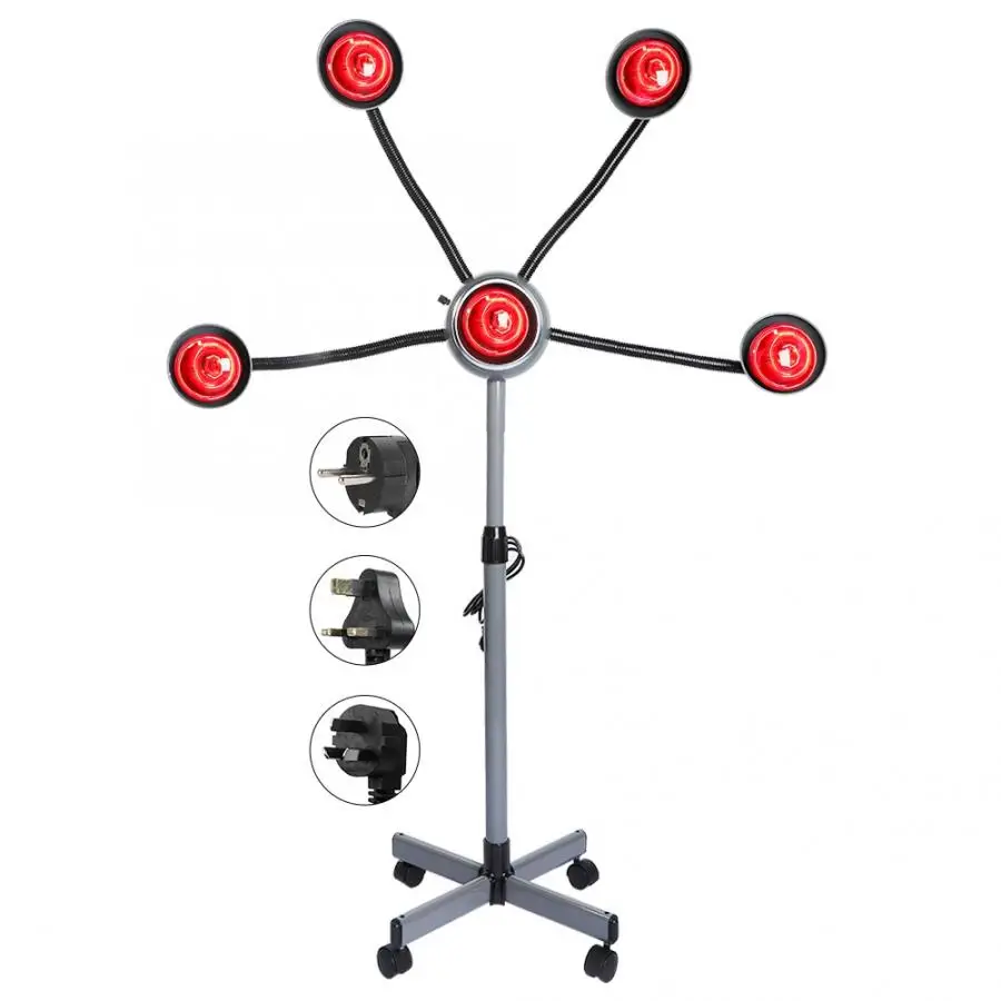 Инфракрасная лампа с 5 головками для красоты и парикмахерской кожи окрашивания