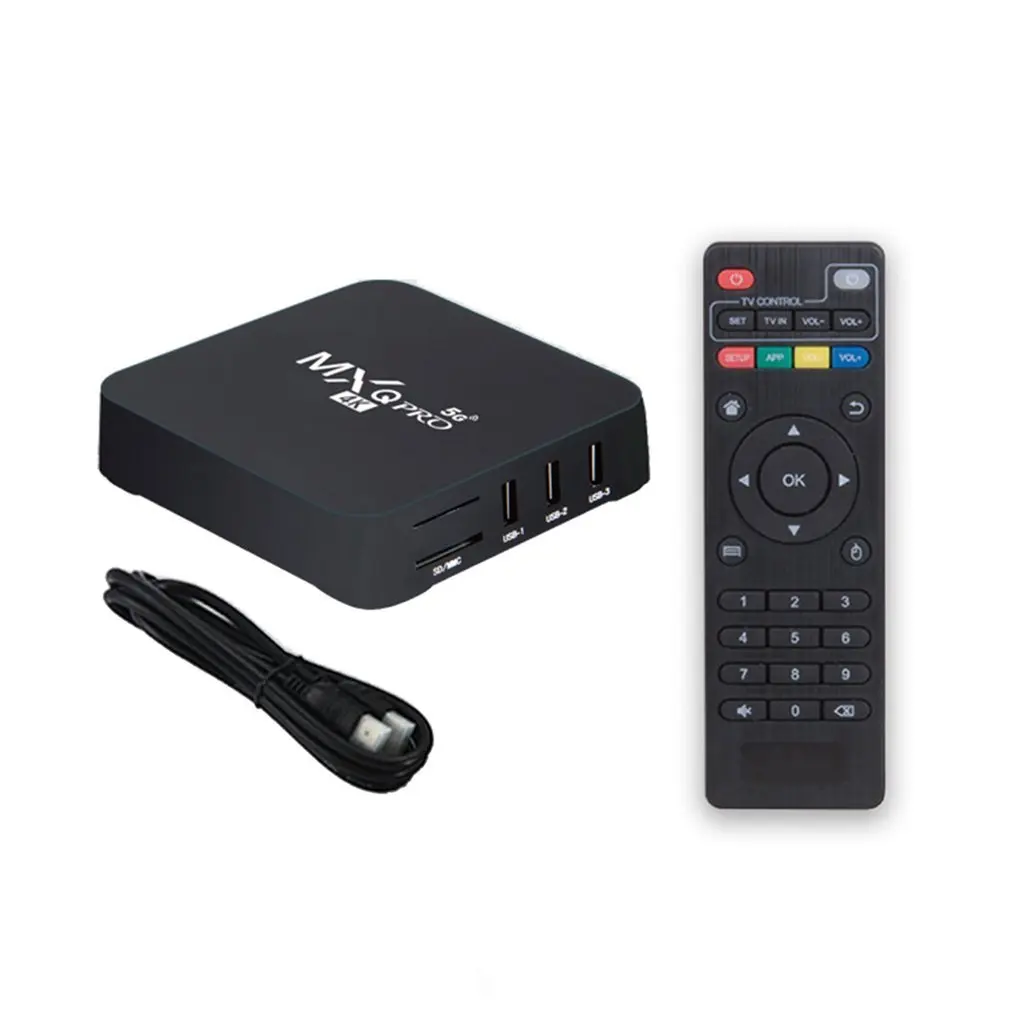 

4K Android TV Box RK3229-5G HD 3D Smart Set-Top Box 1+8G WiFi Home Remote Control Youtube Media Player Set Top Box