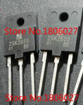 

20PCS 2SK2655 K2655 TO-3PF 900V 8A New original spot selling integrated circuits