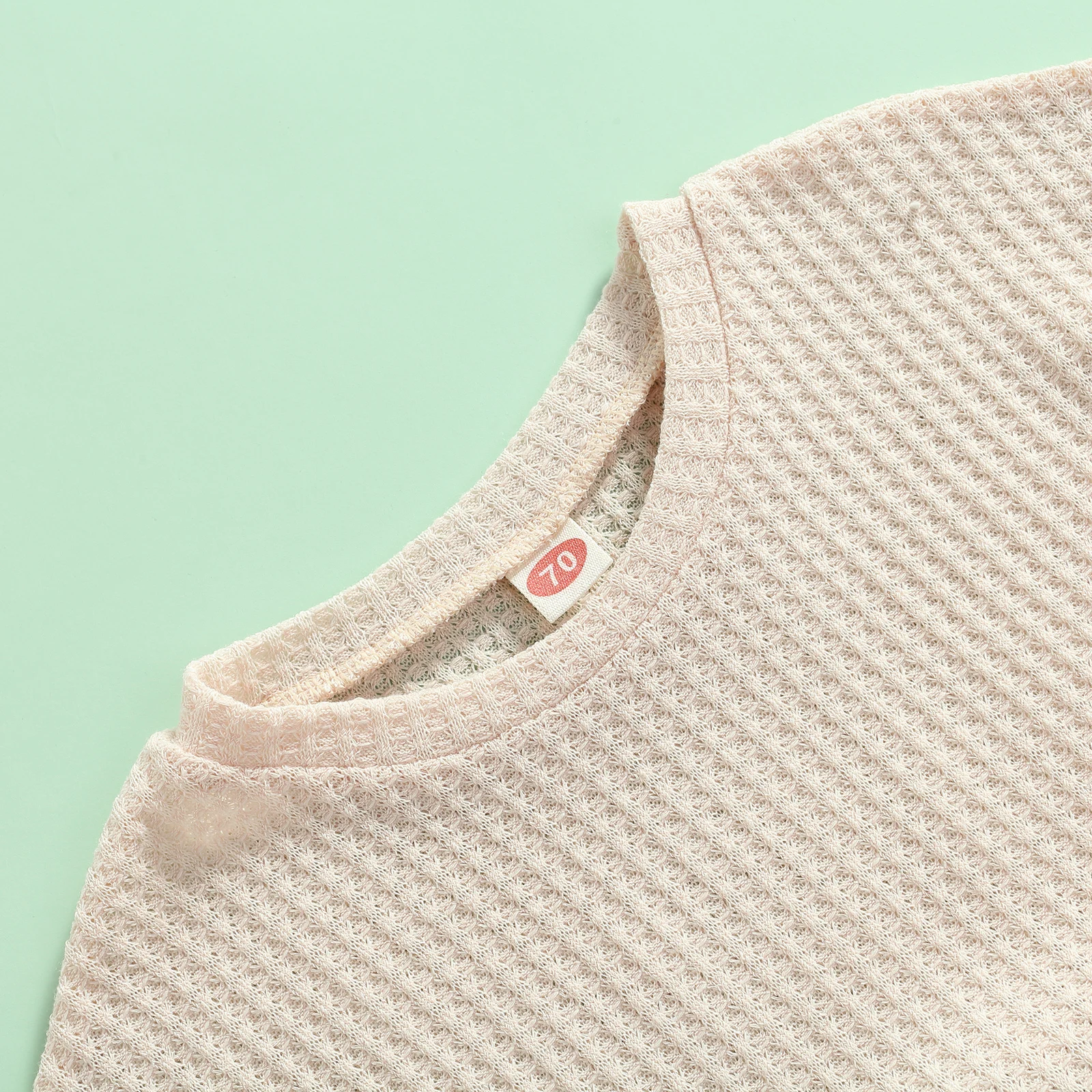 Осенний костюм для маленьких девочек из 3 предметов однотонный свитшот с длинным