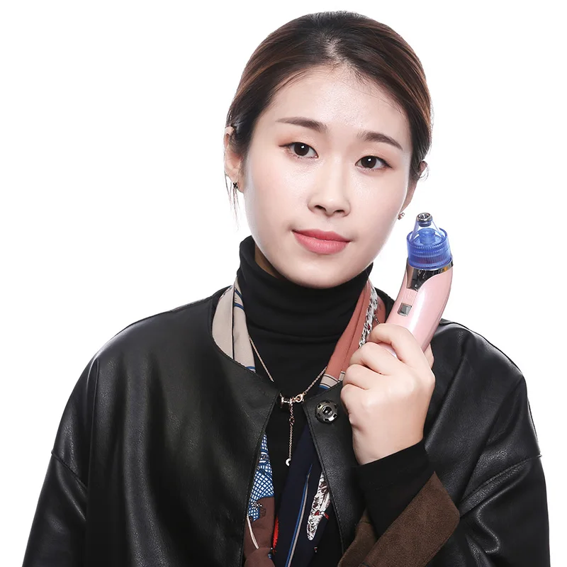 Вакуумный отсос угрей инструмент для лица с бриллиантами Красота уход за кожей