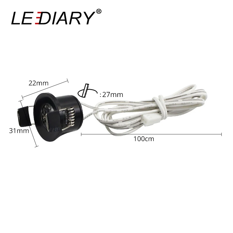 Светодиодные мини точечные светильники IARY 1 5 Вт 27 мм 110 220 В|led downlight|mini led downlightrecessed
