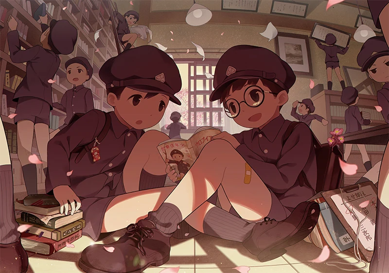 

Juvenile Style Young Cute Boy Art Collection Book NOEYEBROW Works Shota illustration Painting Book