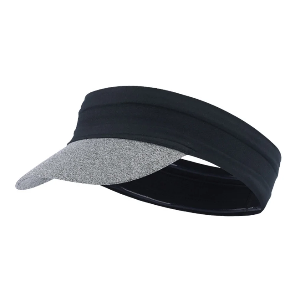 

Running Women Men Breathable Summer Ultralight Empty Top Hat Camping Anti UV Headband Visor Cap Soft Beach Outdoor Sports
