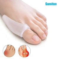 2pcspair big toe protector soft comfortable one size fit gel shield bunion pad foot cushion and protects c1686