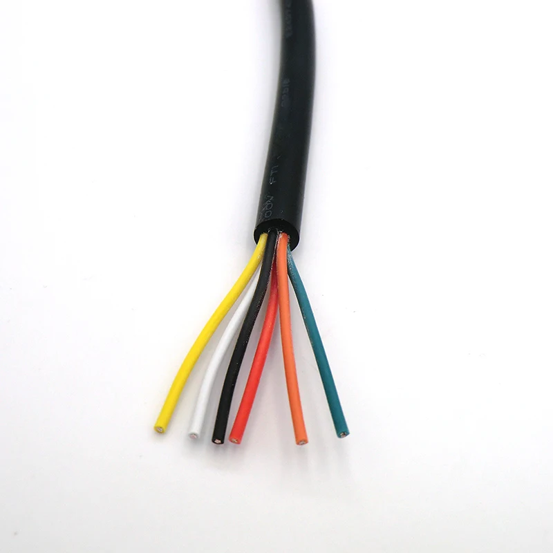 2464 кабель оболочка провода 6 Core 28 26 24 22 20 18AWG через экструдирование производства