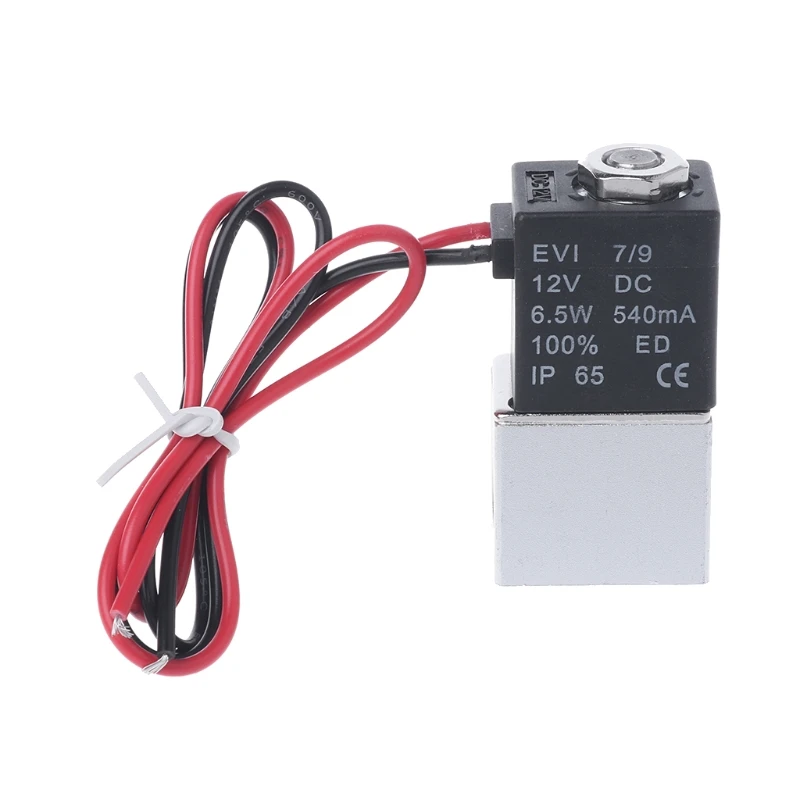 

Normally Closed Solenoid Valve 12V DC 1/8" w/Wire For Water Air Gas