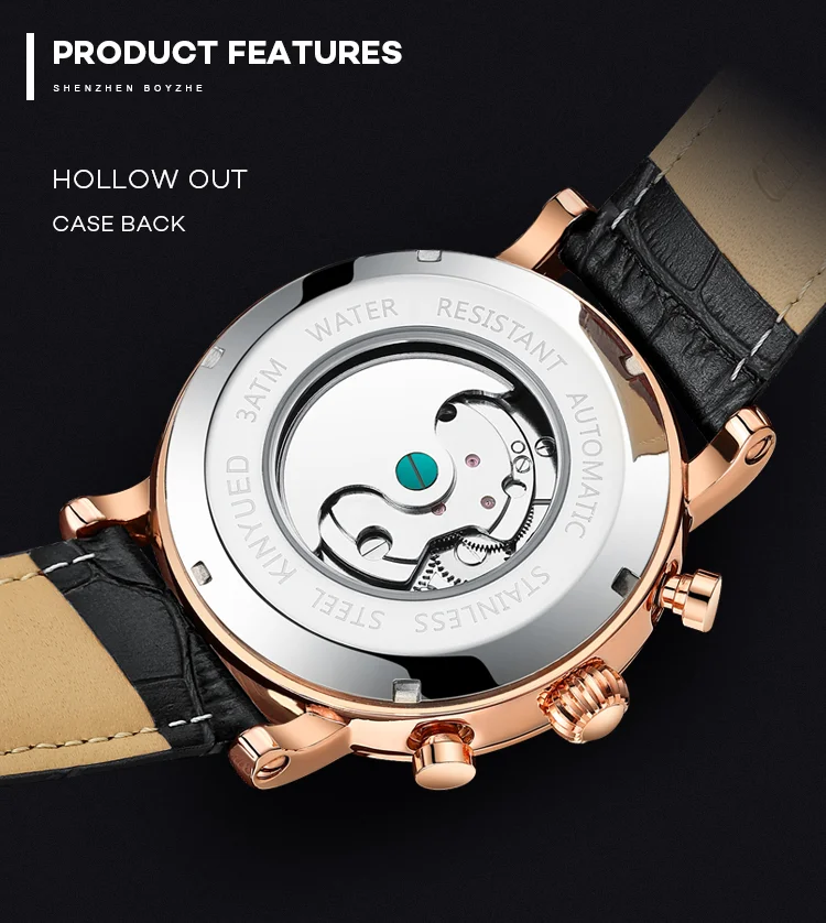 

Mens Watches 2020 KINYUED j031 Top Brand Luxury Clock Automatic Mechanical Watch Classic Series Business Casual Waterproof