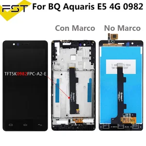 ЖК-экран для BQ Aquaris E5 HD FHD, E5S E5 4G, ЖК-сенсорный экран, дигитайзер, полная сборка, 100% протестированный ЖК-дисплей с рамкой