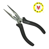 6 inch pointed nosed plier long flat nose pliers sharp nose nipper plier wire strippers cable cutting shears b0011