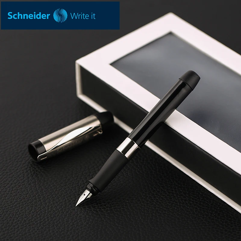 

Schneider ID Fountain Pen Stationery School Office Supplies Fountain Pens Iridium Stainless Steel F Tip Resin Pen Rod Stationery