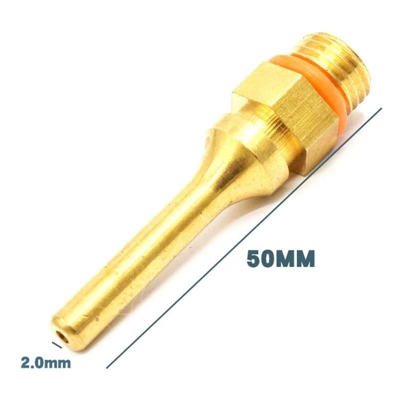 

Melt Glue Gu-n Nozzle Accessories Pure Copper Nozzle 2x34mm 2x50mm 70mm K9FA
