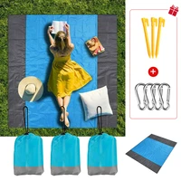 waterproof beach towel blanket pocket sand free towel large portable mat beach camping outdoor towel beach picnic mat