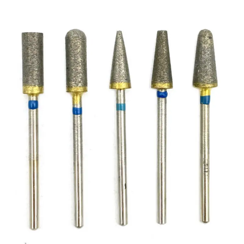 Fully- Sintered Diamond HP Polisher Grinder for Polishing Trimming Drill 2.35mm Shank Dental HP Burs 140/170 Meshes