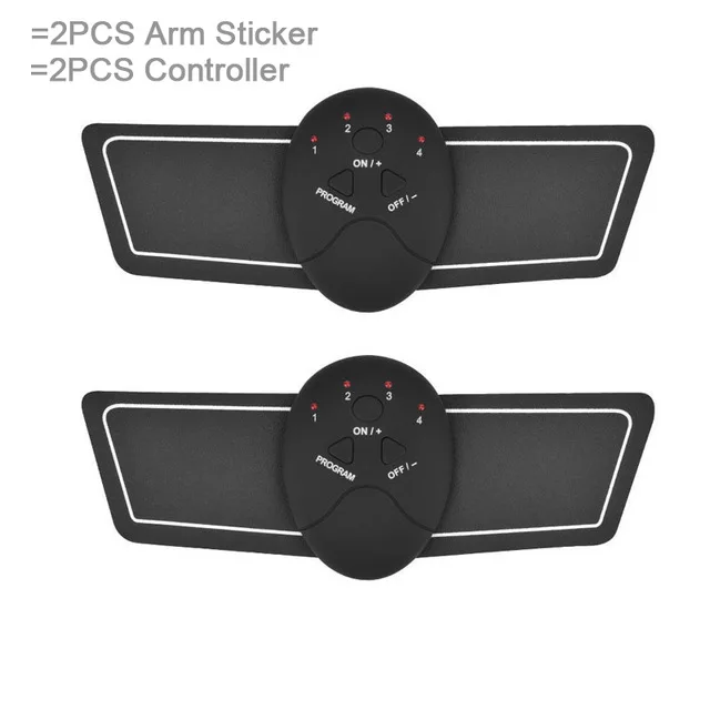 Arm Suit YOUKE EMS, беспроводной стимулятор мышц, тренажер, умный фитнес, тренировка живота, электрические наклейки для снижения веса, унисекс - Цвет: Arm Suit