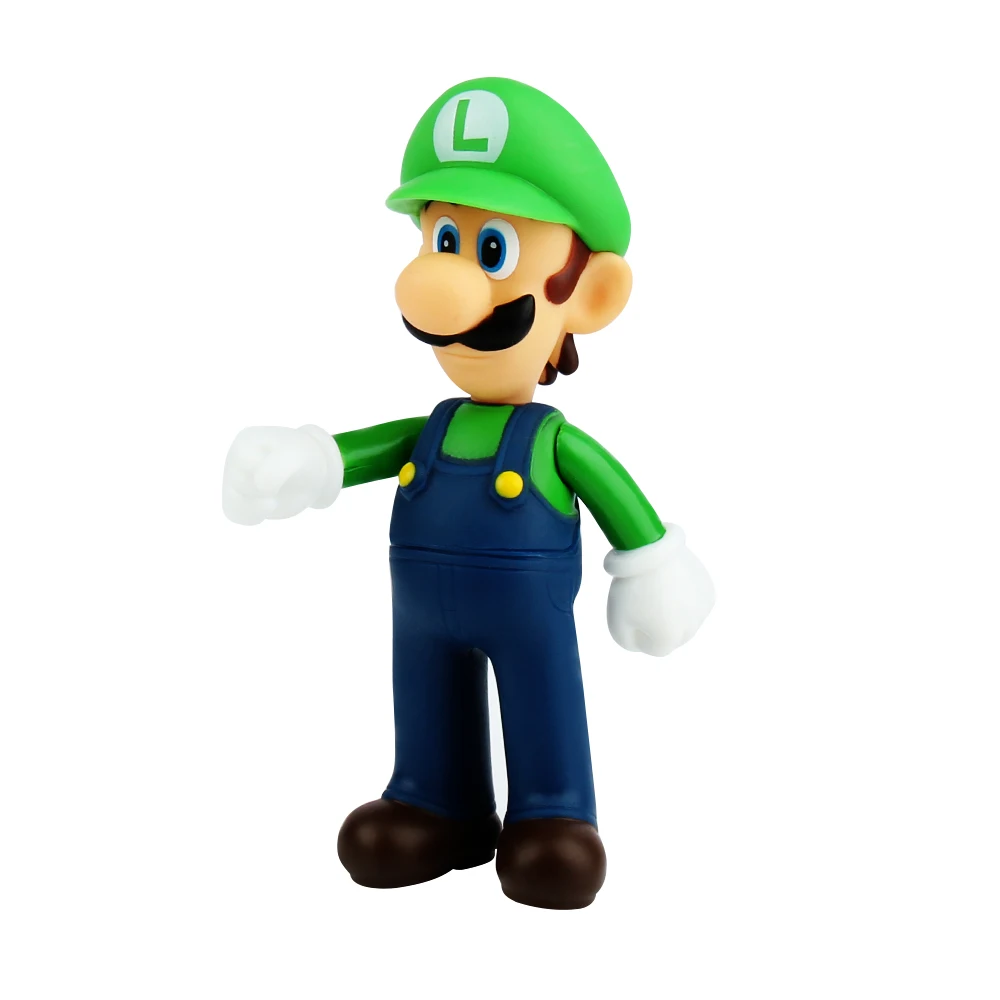 Фигурки супер Mario Bross Luigi ПВХ 13 см игрушки для детей вечерние подарок на день