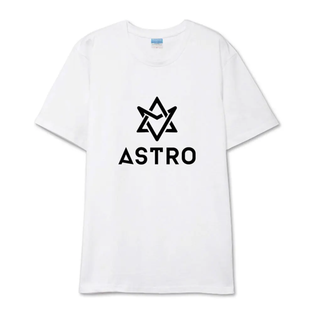 Удобные летние футболки Koresn Astro с принтом Kpop вокал концерт футболка унисекс топ