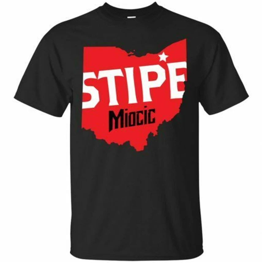 Stipe Miocic Огайо гордость Мужская Женская футболка уличная одежда забавная