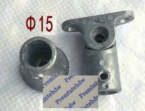 Round 15mm 4 шт./лот незавершенный квадратный круглый алюминиевый пол пост фланец лестницы перила балясины Регулируемый лоток муфта кронштейна фитинги - Цвет: Round 15mm
