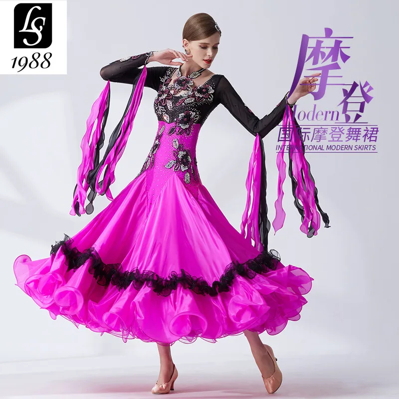 Новое Бальное Платье стандартная одежда для бальных танцев togao платья для конкурса бальных танцев вальс-2020