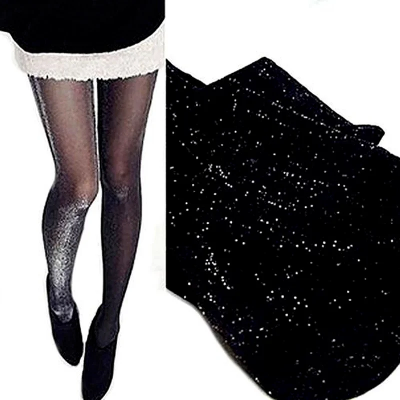 

Women Fashion Shiny Over Knee Long Socks Glitter Glossy High Stockings gift pantis fantasia tights for women stockings