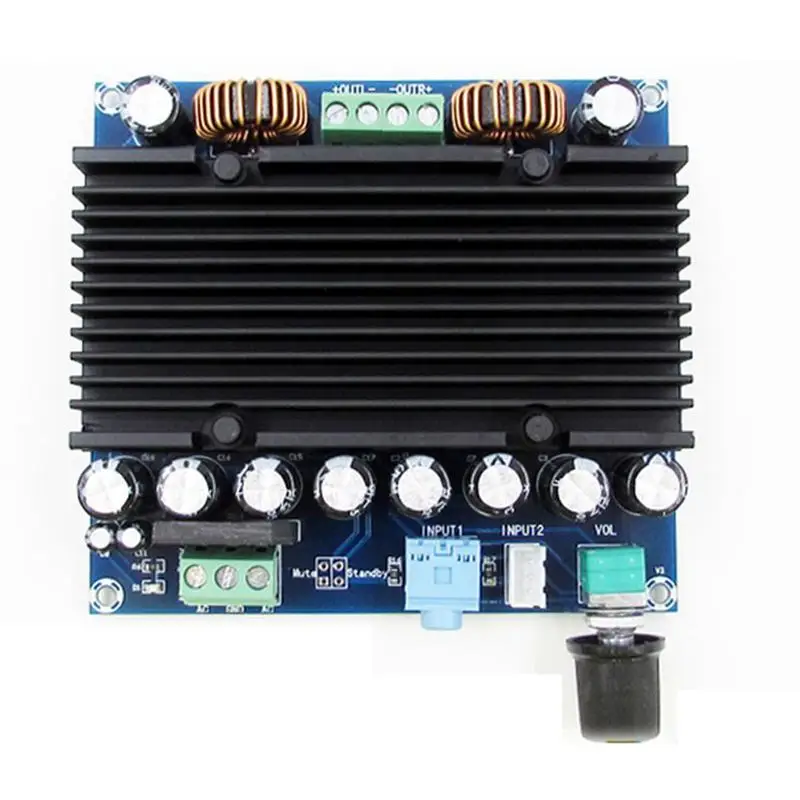 Цифровой усилитель высокой мощности TDA8954 HiFi 210Wx2 двухканальный аудиоусилитель |