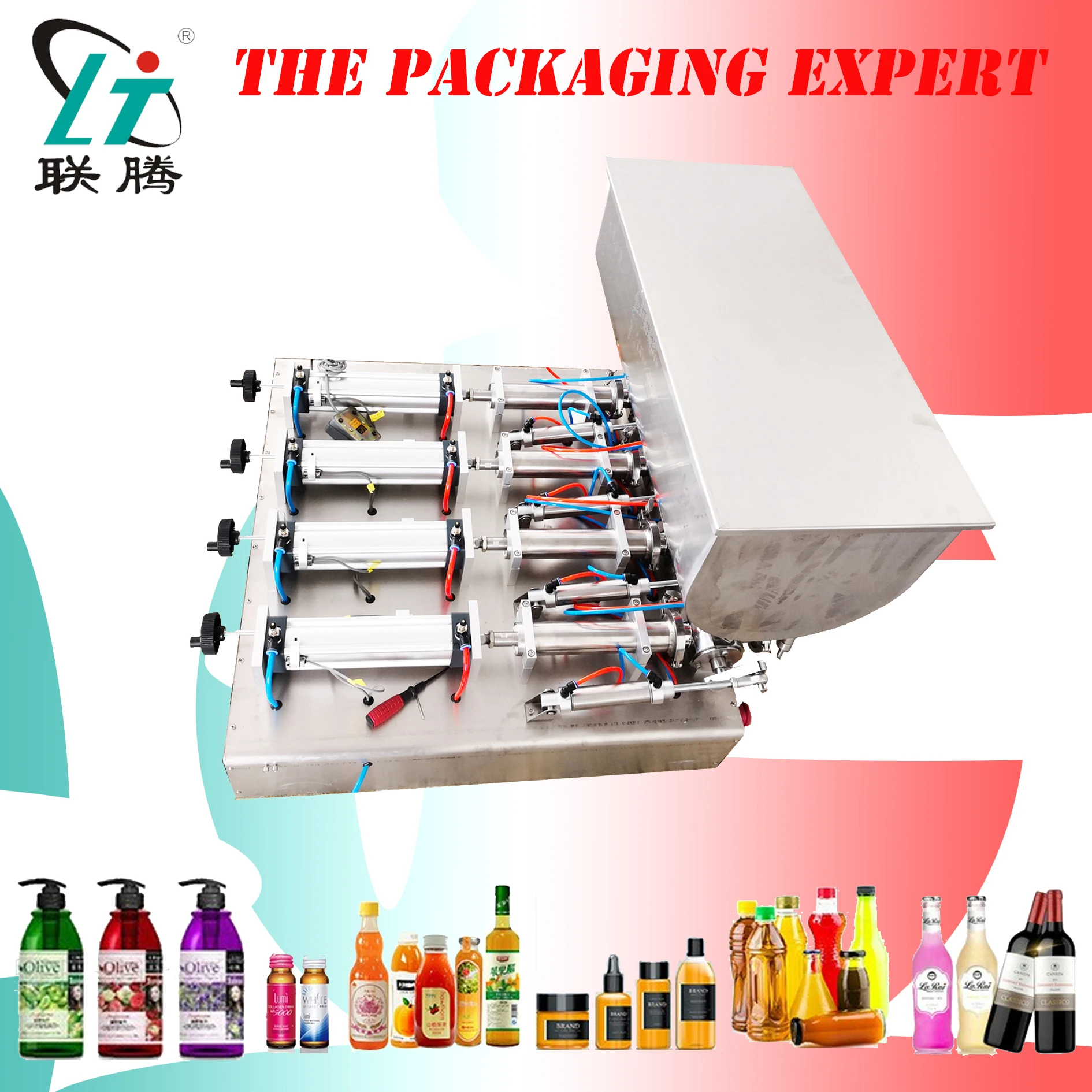 4 головки шампунь лосьон крем йогурт мед сок соус гель наполнитель паста