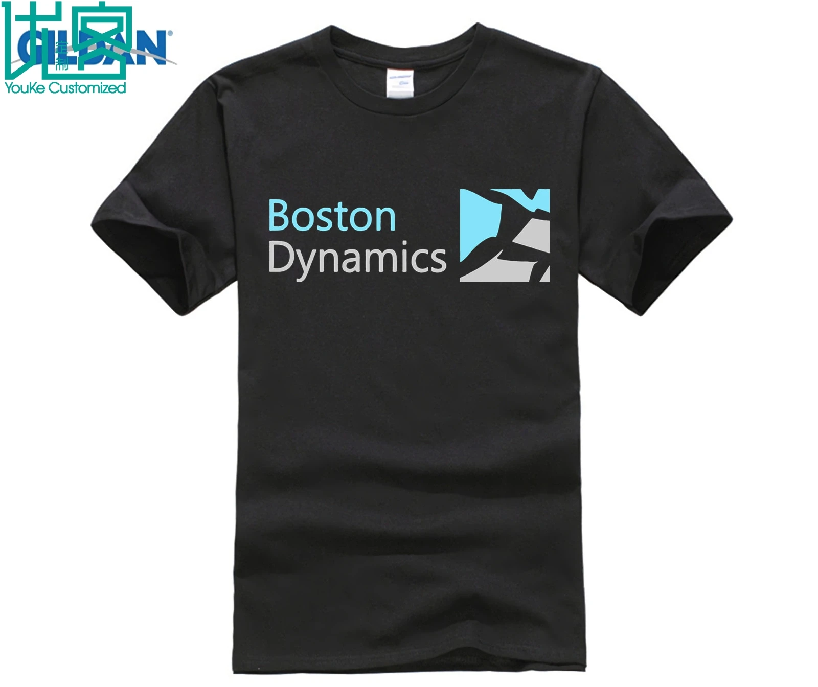 Мужская футболка с коротким рукавом хит продаж Boston Dynamic мужские футболки мода 2017
