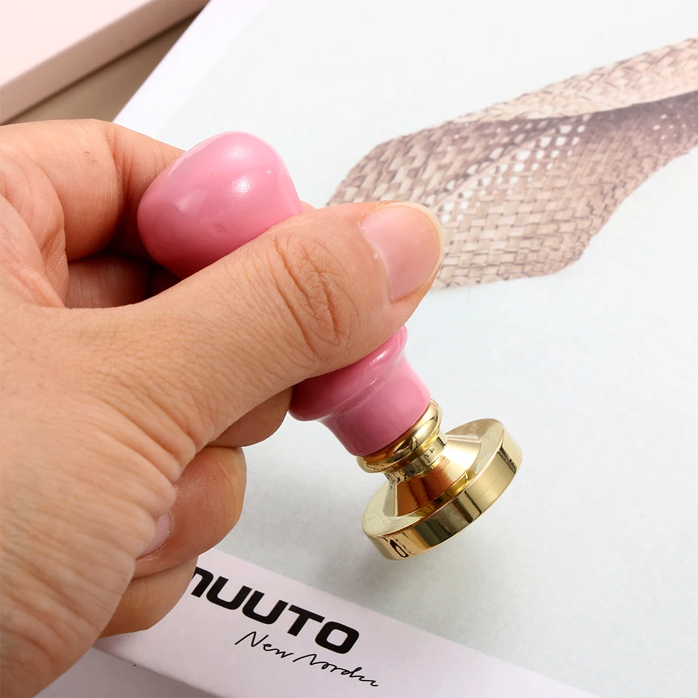 1 шт. деревянная ручка воск печать штамп аксессуары портативный мини Diy