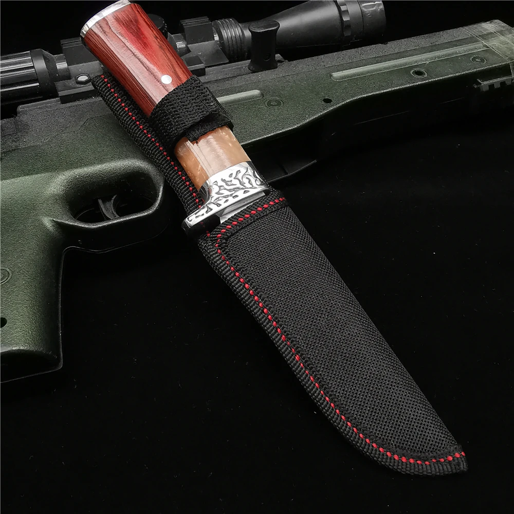 Охотничий нож высокого качества уличный портативный острый прямой из