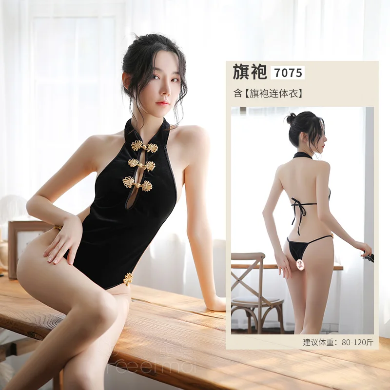 Сексуальное нижнее белье Банни девушка униформа сексуальная cheongsam одежда