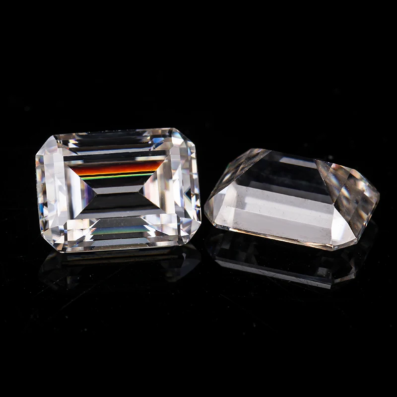 Starszuan GH fancy oct изумруды Муассанит драгоценные камни 8*10 мм 4ct высокое качество Тест