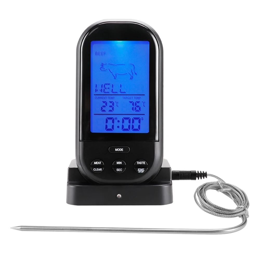 Цифровой беспроводной термометр для домашнего приготовления пищи мяса |