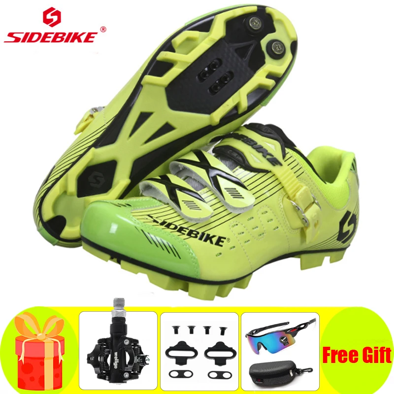 

Sidebike Sapatilha Ciclismo 2021Mountain Cycling Shoes Add Pedal Set Glasses MTB Bike Bicycle Cycle Sneakers Racing Shoes
