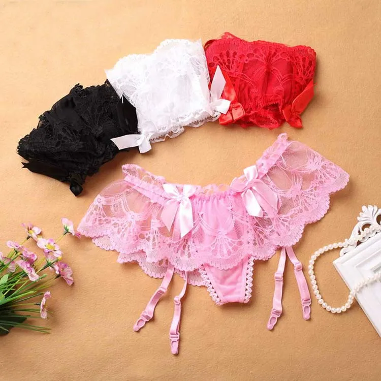 Flower Pattern Fashion Lace Ladies Womens Top Stockings within Temptation Suspender Garter Belt Transparent Socks | Женская одежда