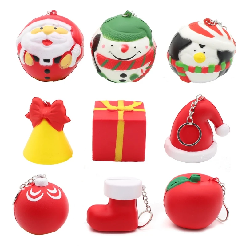 Рождественский подарок, игрушки-сжималки на Рождество, медленно восстанавливающие форму, ароматизированные антистрессовые игрушки для де... от AliExpress WW
