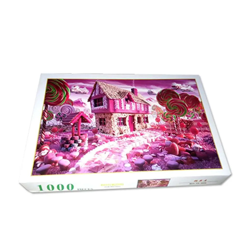 

1000pcs Cartoon Jigsaws Puzzle Toys Warm snow scene Large Puzzle Home Game Kids Gift Interesting Toys Parent-child Toys