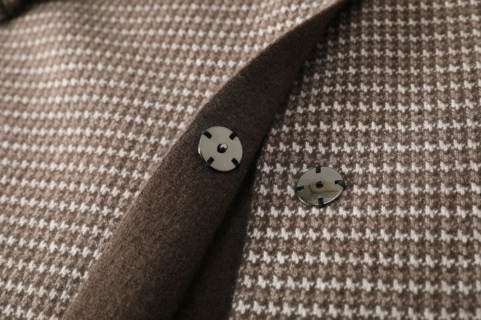 RMORE внутренний монгольский кашемировы(4-слойные) пальто Для женщин отложной воротник; зимние толстые 12 калибра вязать в слава магазин