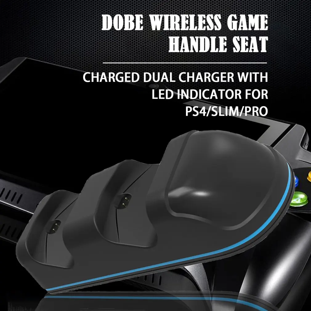 For PS4 Controller Charger DualShock 4 USB Charging Station Dock for Sony Charging Dock Controllers Charger